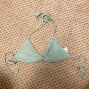 Blue bikini triangle top!